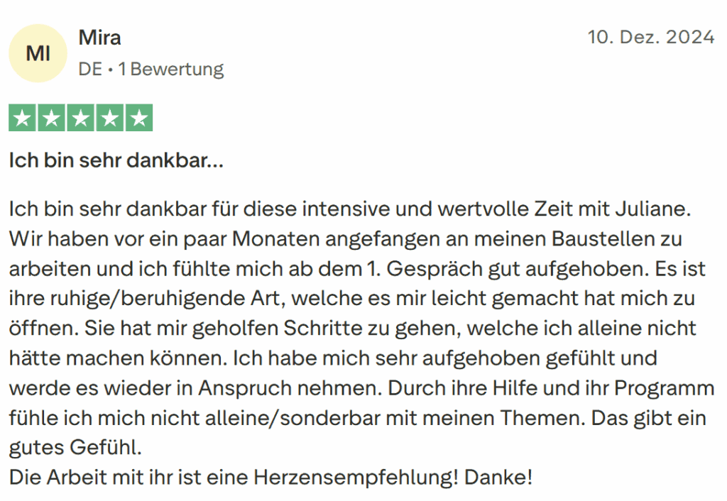 Ganzheitliche Beratung bei Juliane Steffen für mehr Lebensqualität und Wohlbefinden.