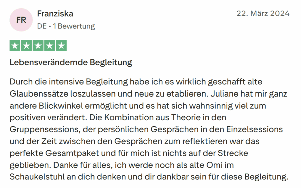 Entspannende Lebensbegleitung, therapeutische Unterstützung bei Veränderungsprozessen.